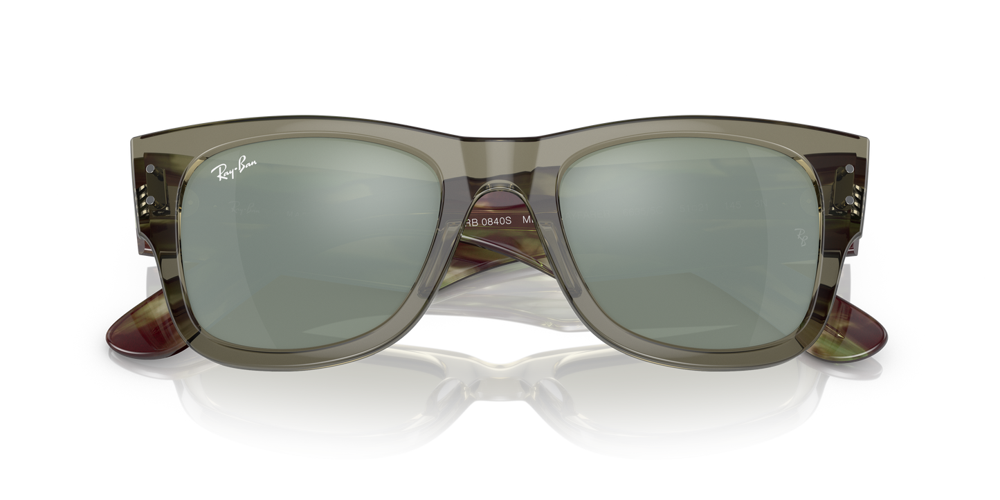 Ray-Ban RB0840S Mega Wayfarer Sunglasses - Square Injected Frame