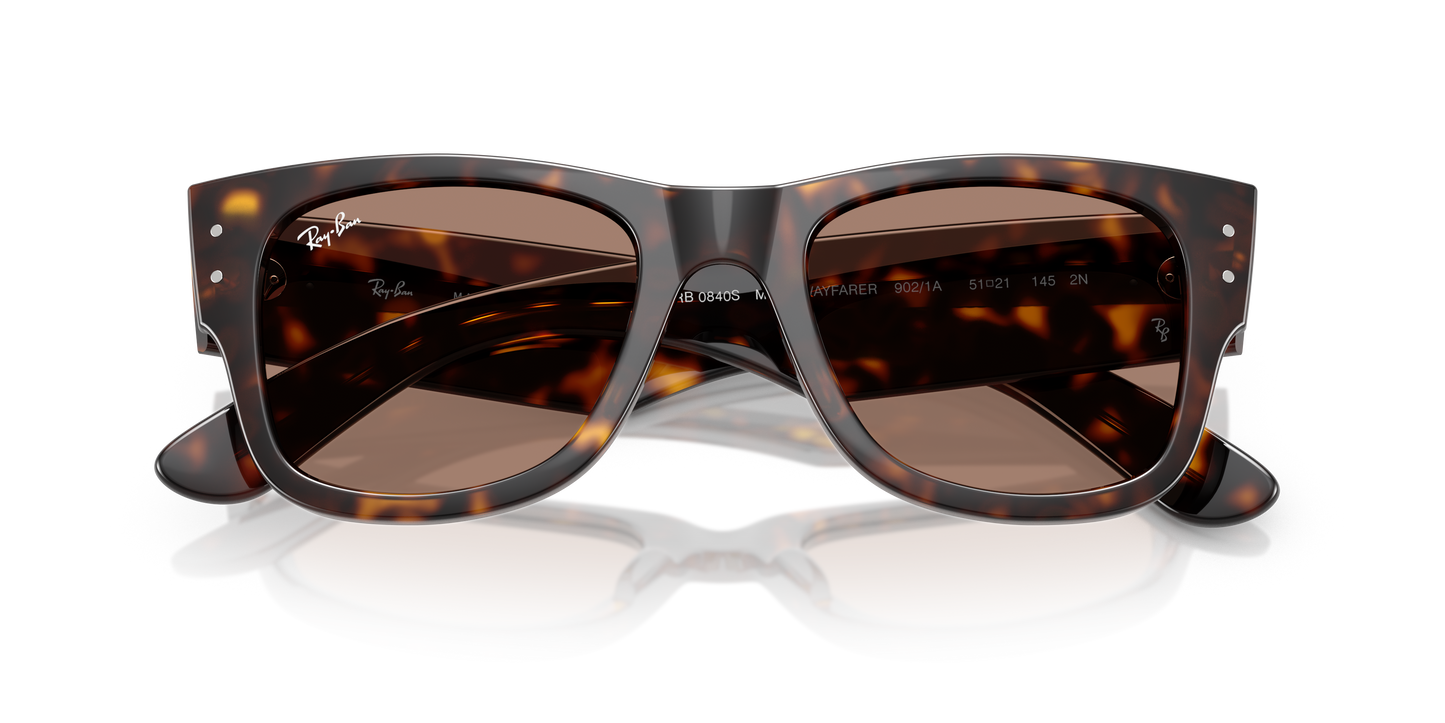 Ray-Ban RB0840S Mega Wayfarer Summer Capsule Sunglasses - Square Injected Frame