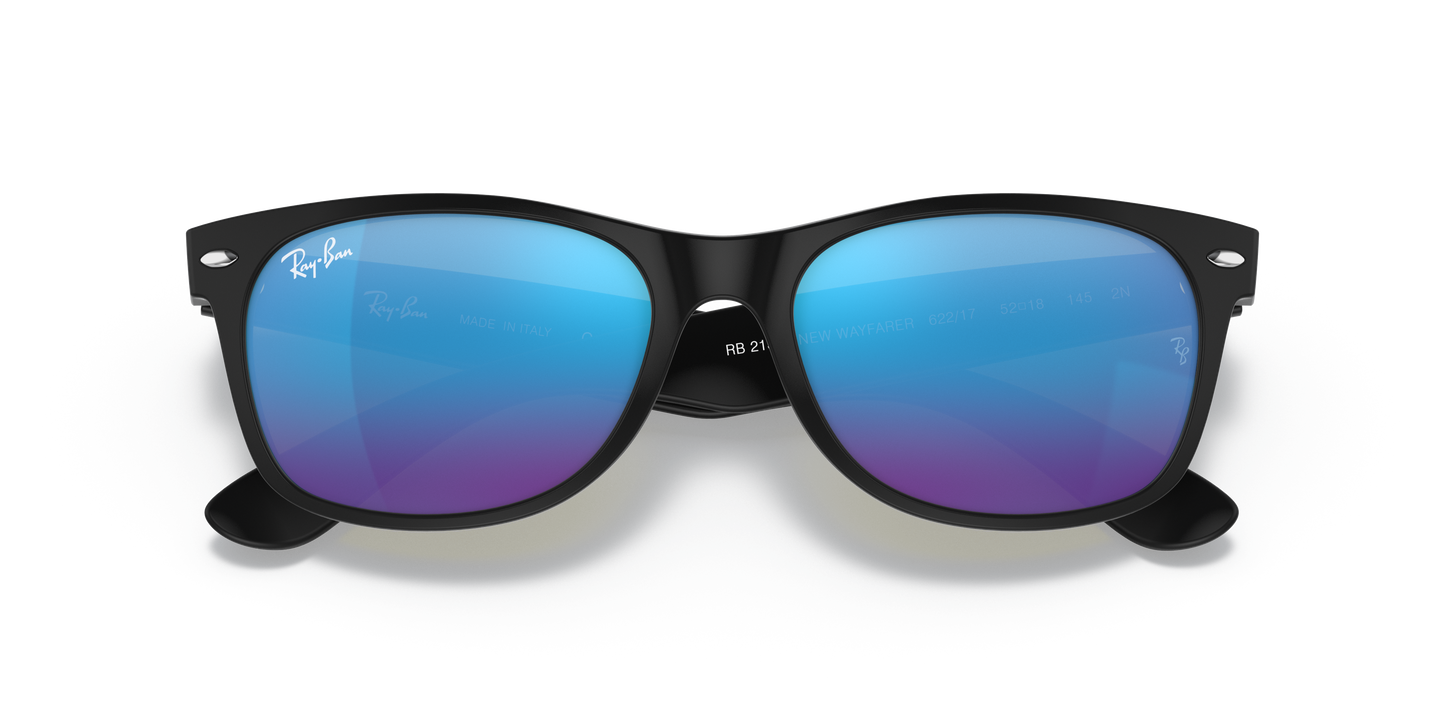 Ray-Ban RB2132 New Wayfarer Flash Sunglasses - Square Nylon Frame