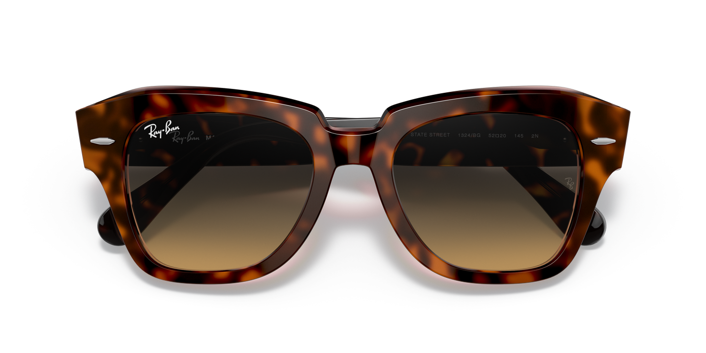 Ray-Ban RB2186 State Street Sunglasses - Square Acetate Frame