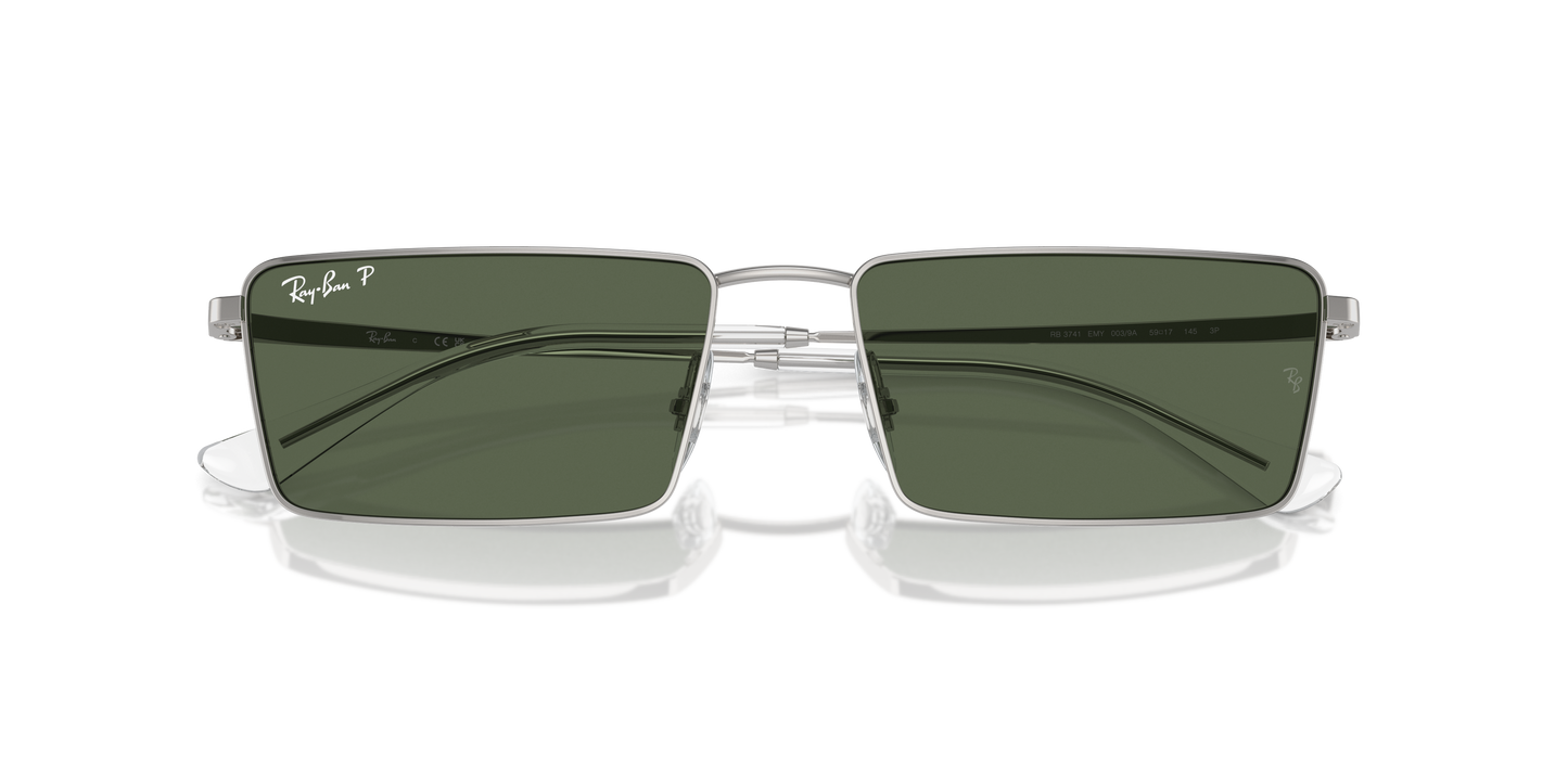 Ray-Ban RB3741 Emy Bio-Based Sunglasses - Rectangle Metal Frame
