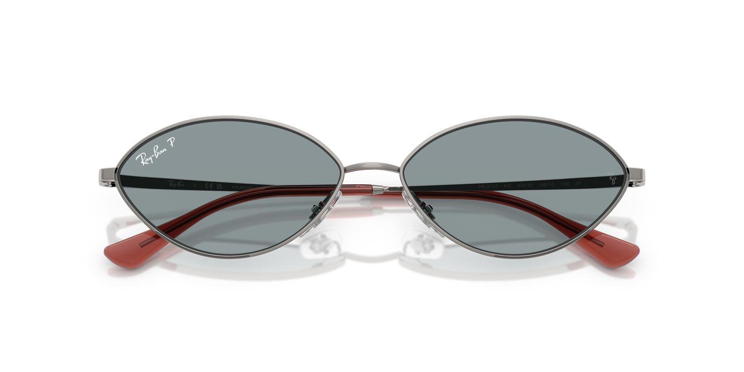 Ray-Ban RB3757 Kai Bio-Based Sunglasses - Oval Metal Frame
