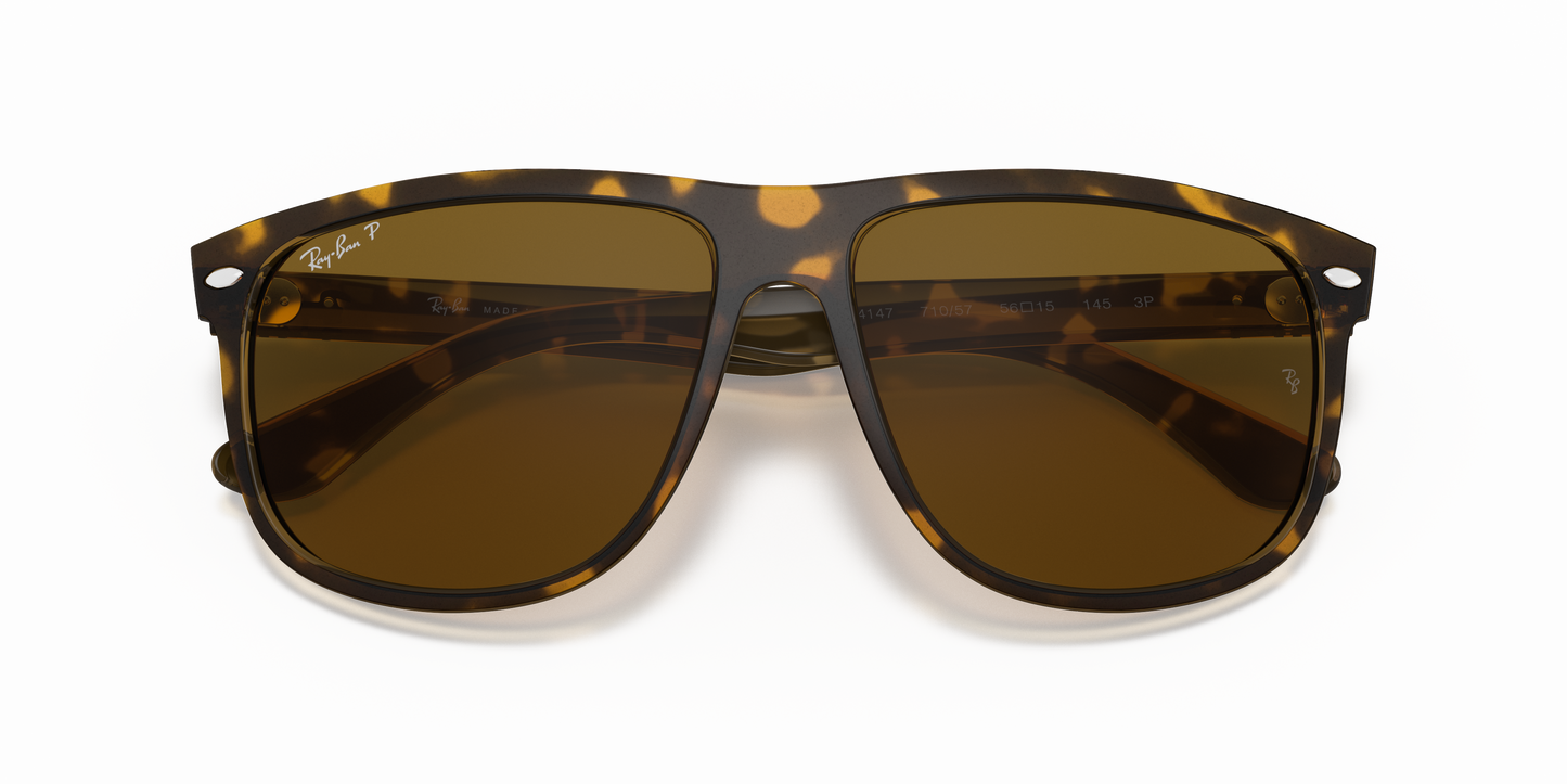 Ray-Ban RB4147 Boyfriend Sunglasses - Square Nylon Frame