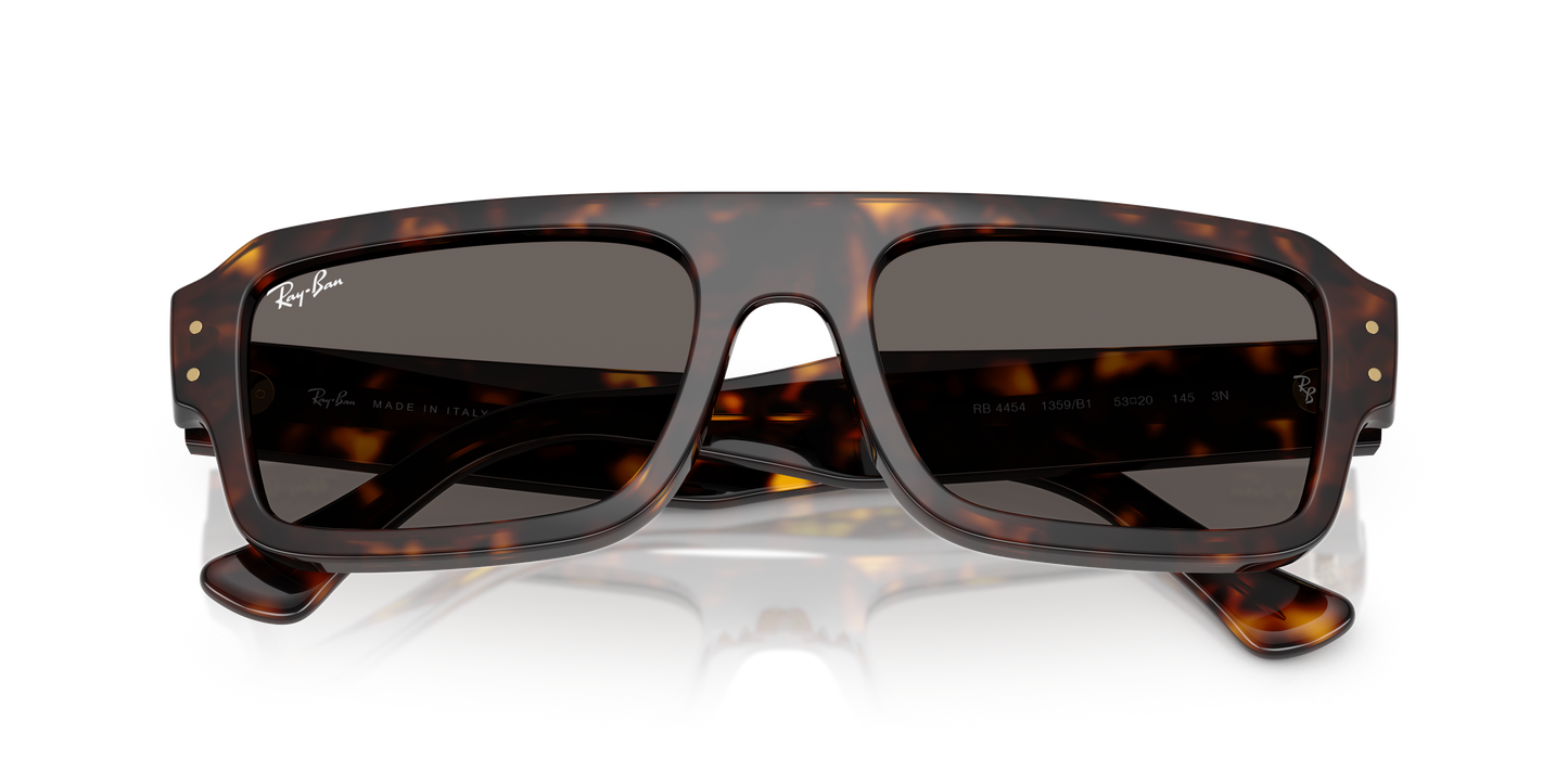 Ray-Ban RB4454 Flacko Bio-Based Sunglasses - Rectangle Injected Frame
