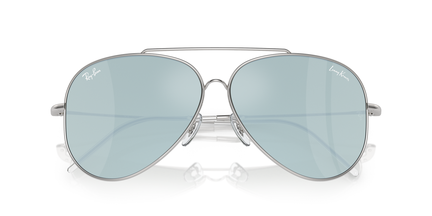 Ray-Ban RBR0101S Lenny Kravitz X Aviator Reverse Sunglasses - Metal Frame