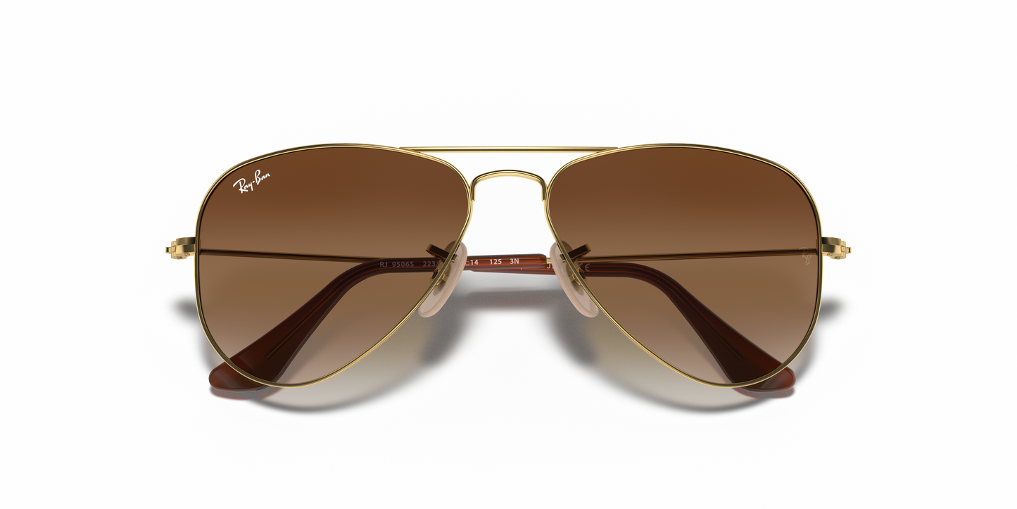 Ray-Ban RB9506S Aviator Kids Sunglasses - Metal Frame