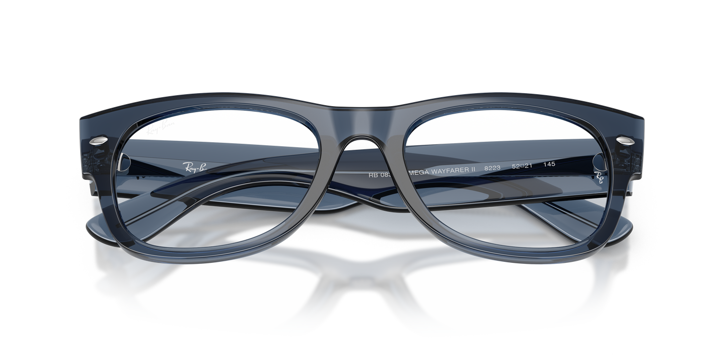 Ray-Ban RB0832V Mega Wayfarer II Eyeglasses - Square Injected Frame