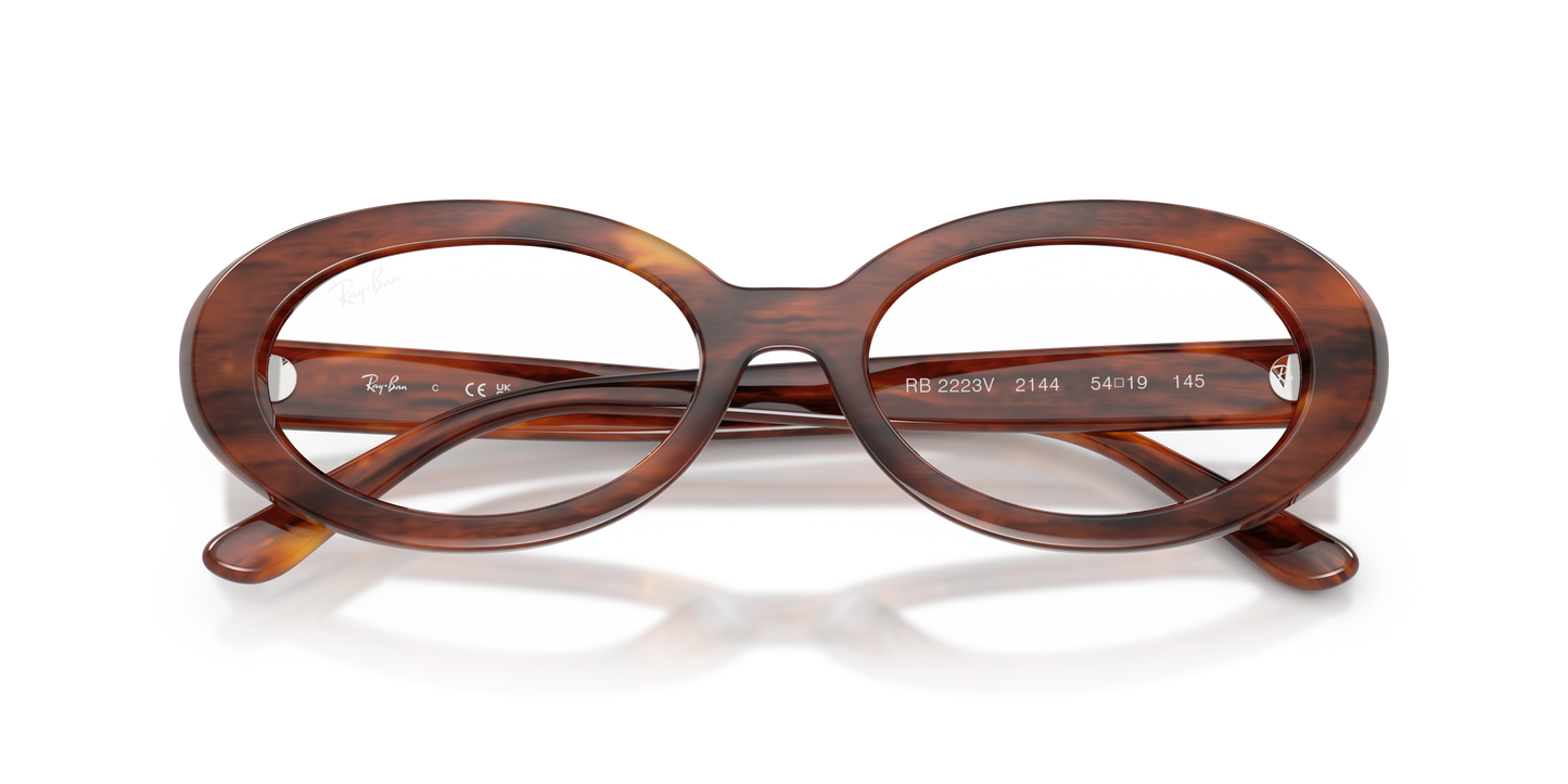 Ray-Ban RB2223V Eyeglasses - Oval Injected Frame