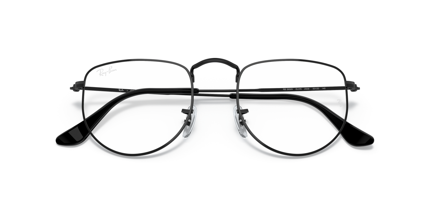 Ray-Ban RB3958V Elon Eyeglasses - Geometric Metal Frame