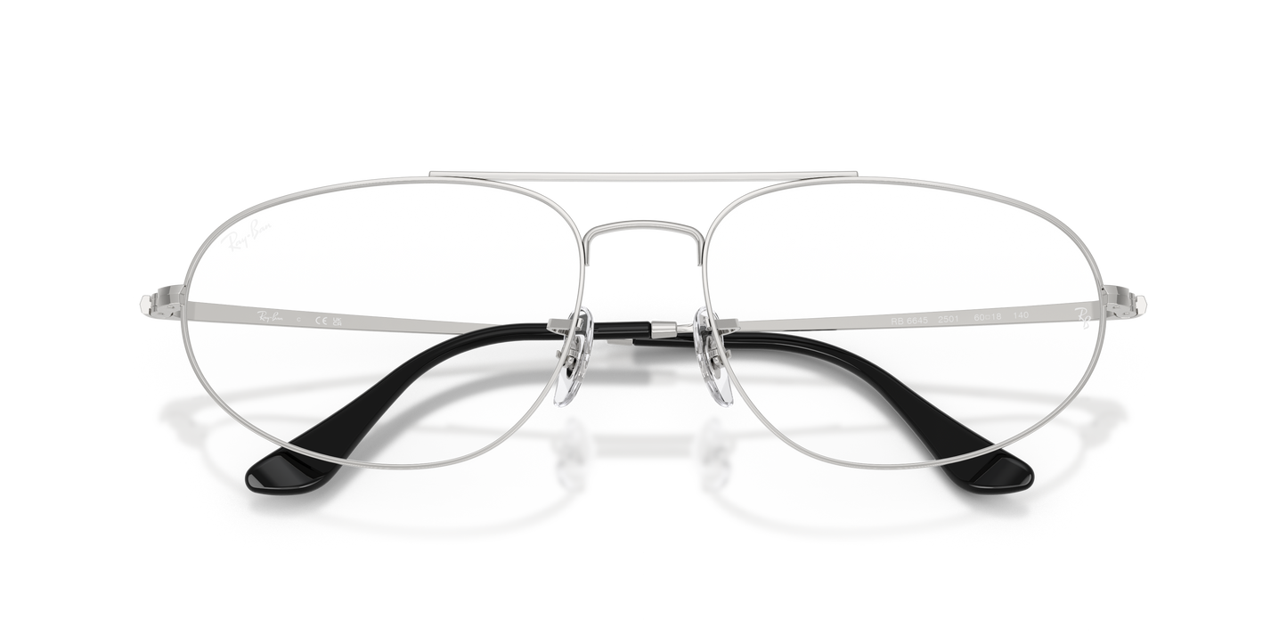 Ray-Ban RB6645 Explorer IV Eyeglasses - Geometric Metal Frame