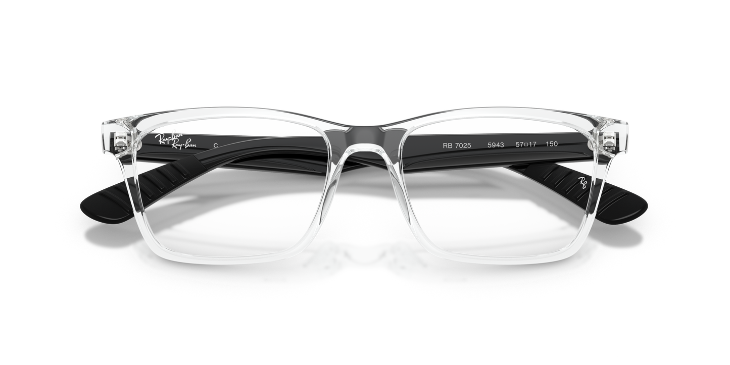 Ray-Ban RB7025 Eyeglasses - Square Nylon Frame
