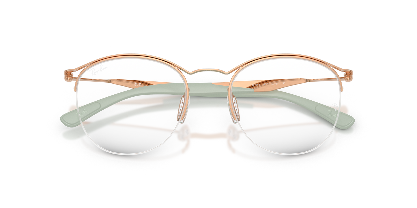 Ray-Ban RB7553 Eyeglasses - Round Metal Frame