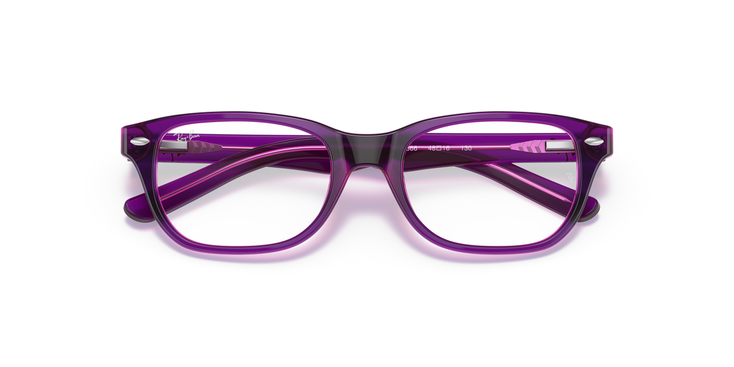 Ray-Ban RB1555 Kids Eyeglasses - Square Acetate Frame
