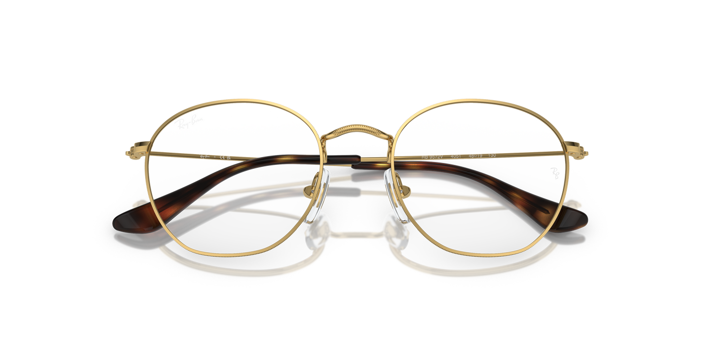 Ray-Ban RB9572V Rob Kids Eyeglasses - Geometric Metal Frame