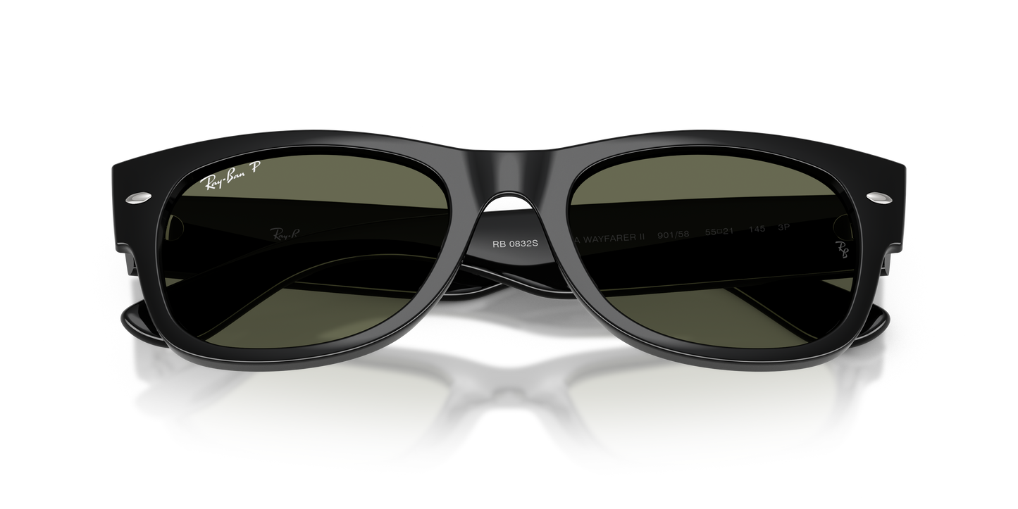 Ray-Ban RB0832S Mega Wayfarer II Sunglasses - Square Injected Frame