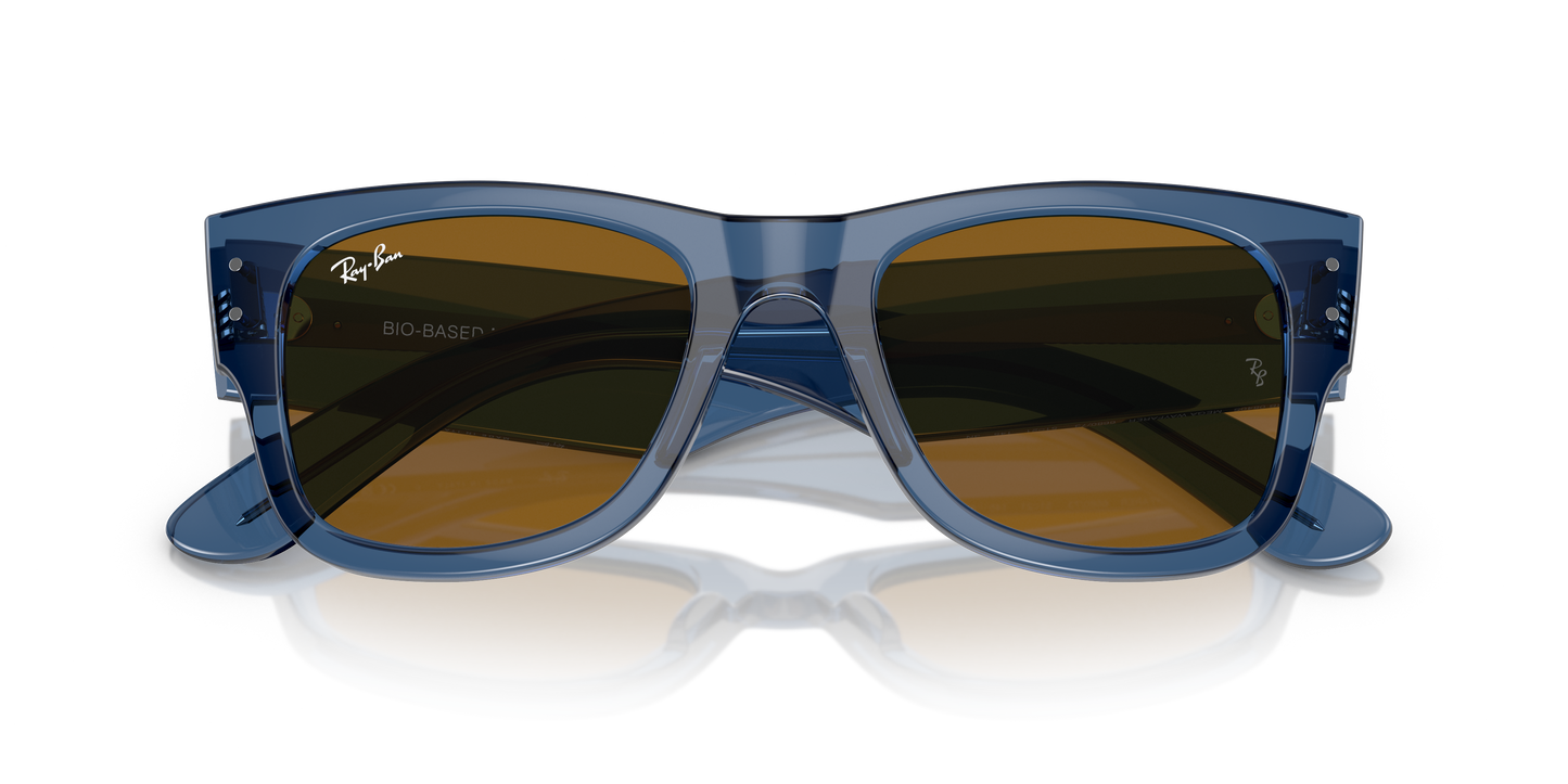 Ray-Ban RB0840S Mega Wayfarer Bio-Based Sunglasses - Square Injected Frame