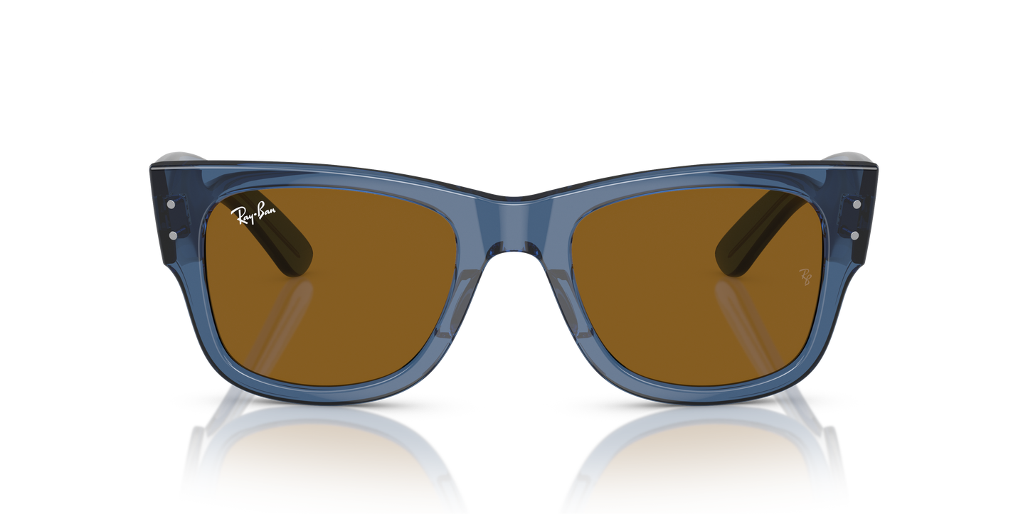 Ray-Ban RB0840S Mega Wayfarer Bio-Based Sunglasses - Square Injected Frame