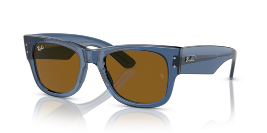 Ray-Ban RB0840S Mega Wayfarer Bio-Based Sunglasses - Square Injected Frame