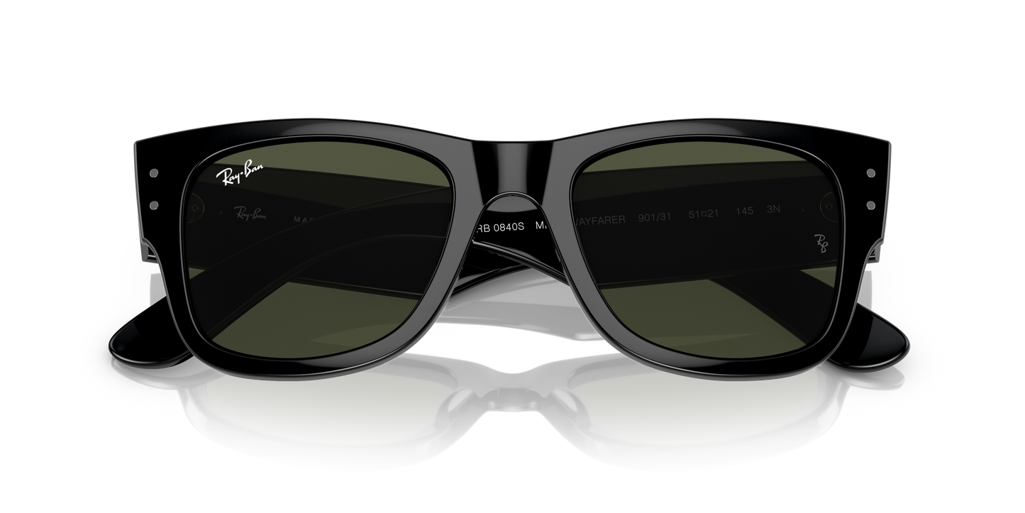 Ray-Ban RB0840S Mega Wayfarer Sunglasses - Square Injected Frame