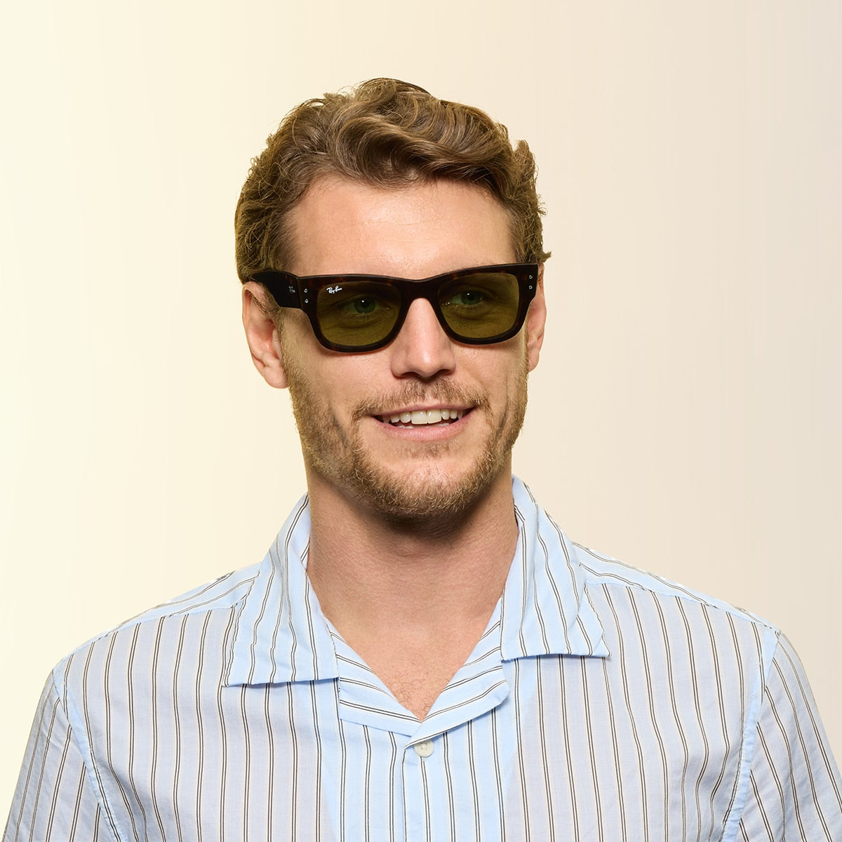 Ray-Ban RB0840S Mega Wayfarer Summer Capsule Sunglasses - Square Injected Frame