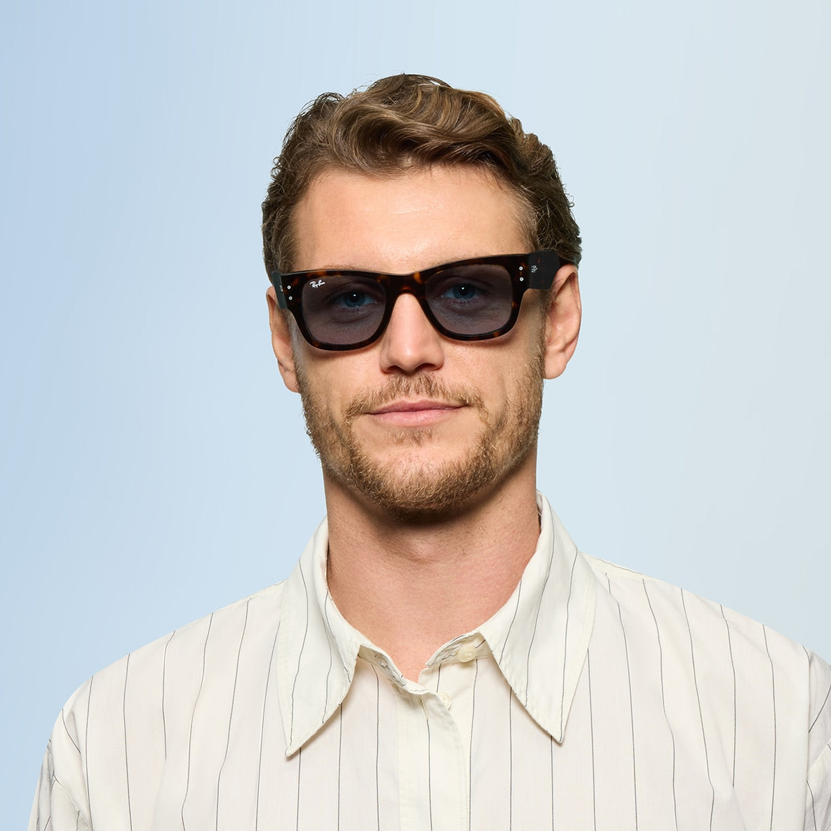 Ray-Ban RB0840S Mega Wayfarer Summer Capsule Sunglasses - Square Injected Frame