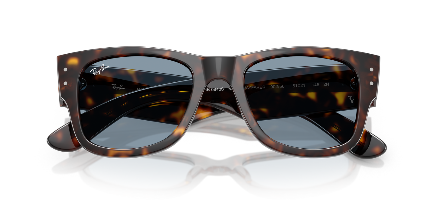 Ray-Ban RB0840S Mega Wayfarer Summer Capsule Sunglasses - Square Injected Frame