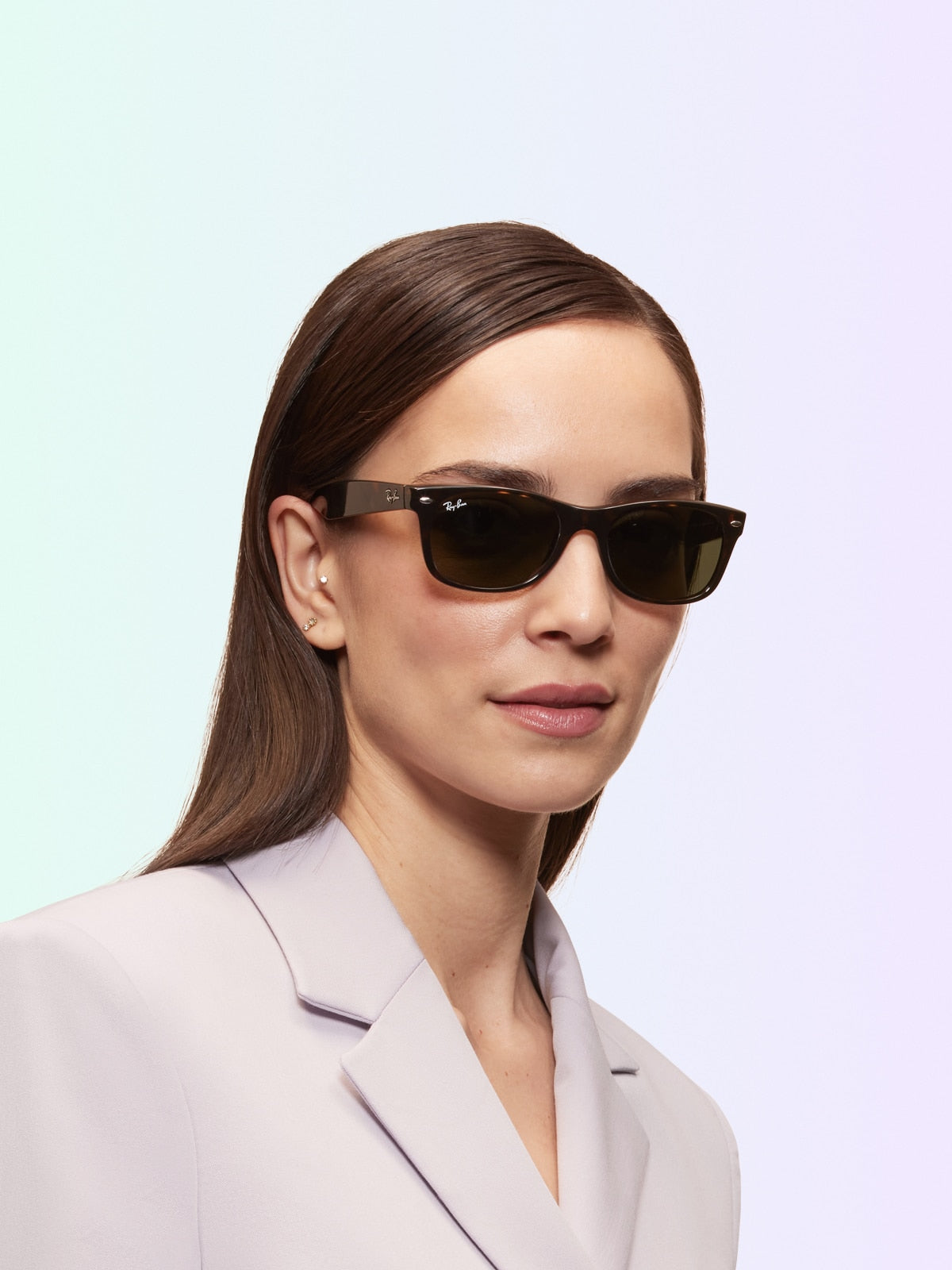 Ray-Ban RB2132 New Wayfarer Classic Sunglasses - Square Nylon Frame