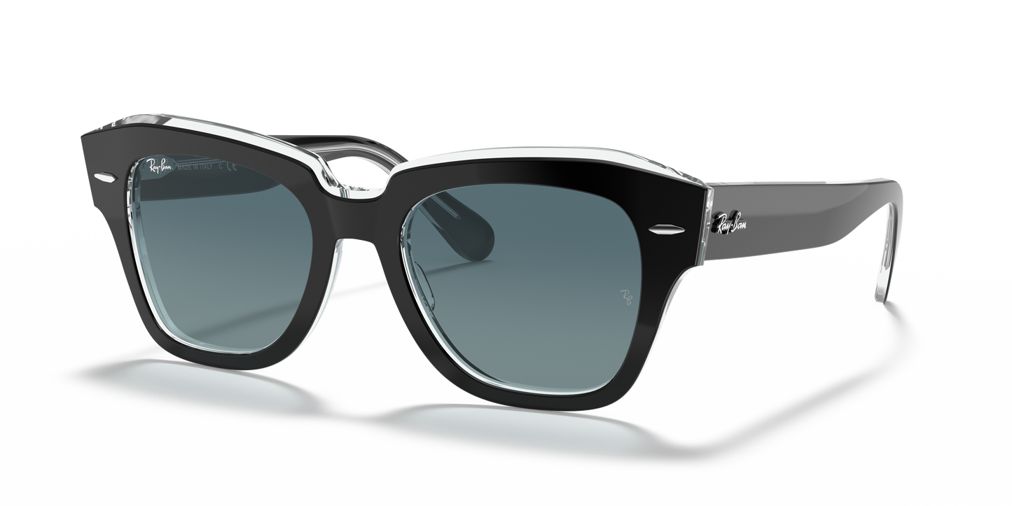 Ray-Ban RB2186 State Street Sunglasses - Square Acetate Frame