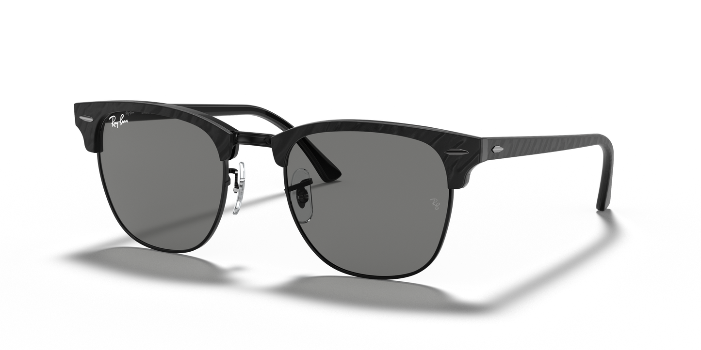 Ray-Ban RB3016 Clubmaster Marble Sunglasses - Square Acetate Frame