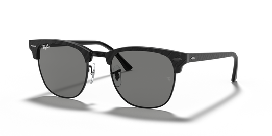 Ray-Ban RB3016 Clubmaster Marble Sunglasses - Square Acetate Frame