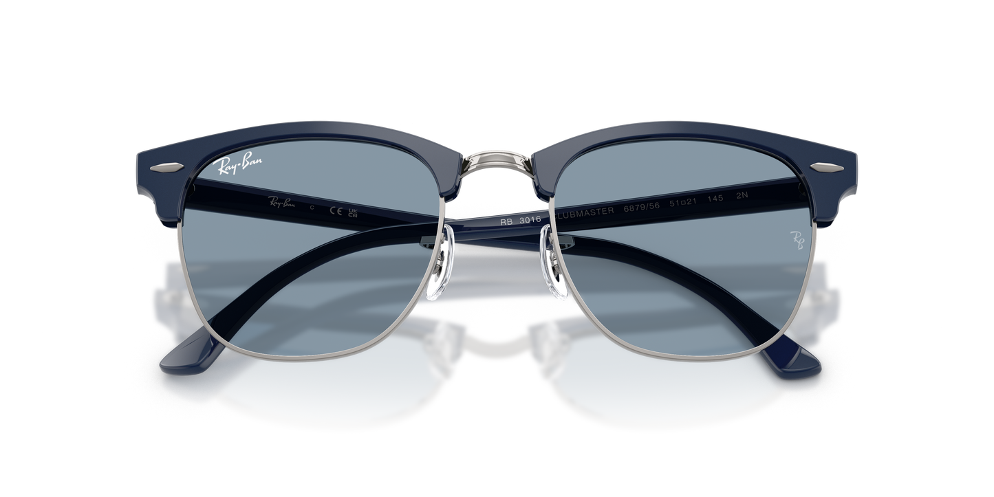 Ray-Ban RB3016 Clubmaster Classic Sunglasses - Square Acetate Frame