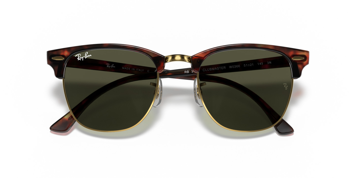 Ray-Ban RB3016 Clubmaster Classic Sunglasses - Square Acetate Frame
