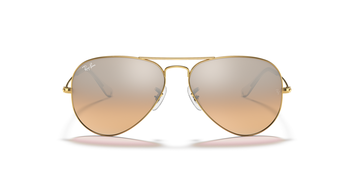 Ray-Ban RB3025 Aviator Gradient Sunglasses - Metal Frame