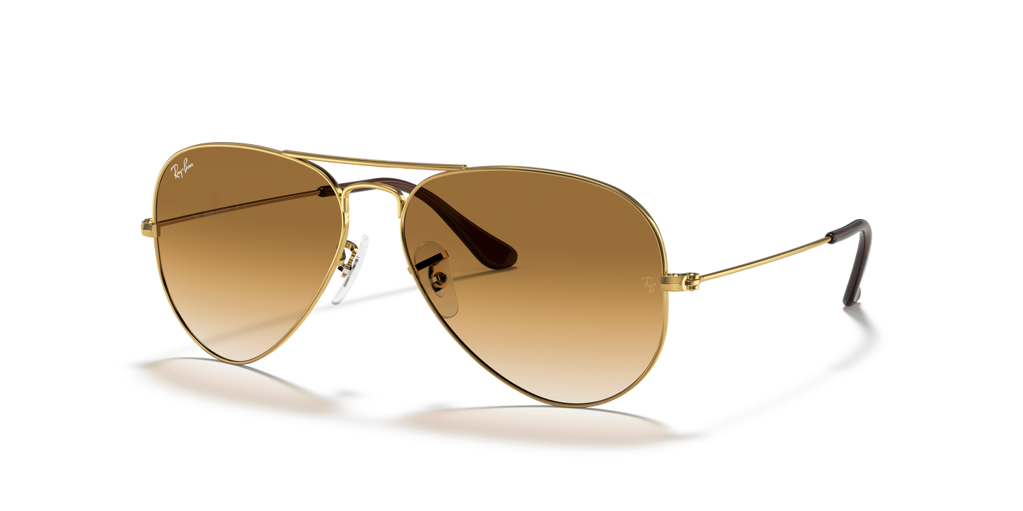 Ray-Ban RB3025 Aviator Gradient Sunglasses - Metal Frame