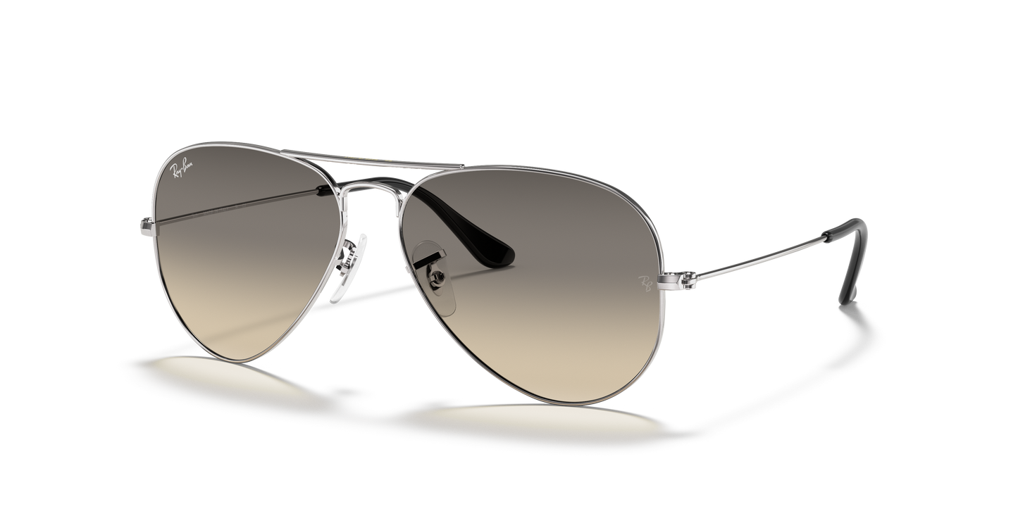 Ray-Ban RB3025 Aviator Gradient Sunglasses - Metal Frame