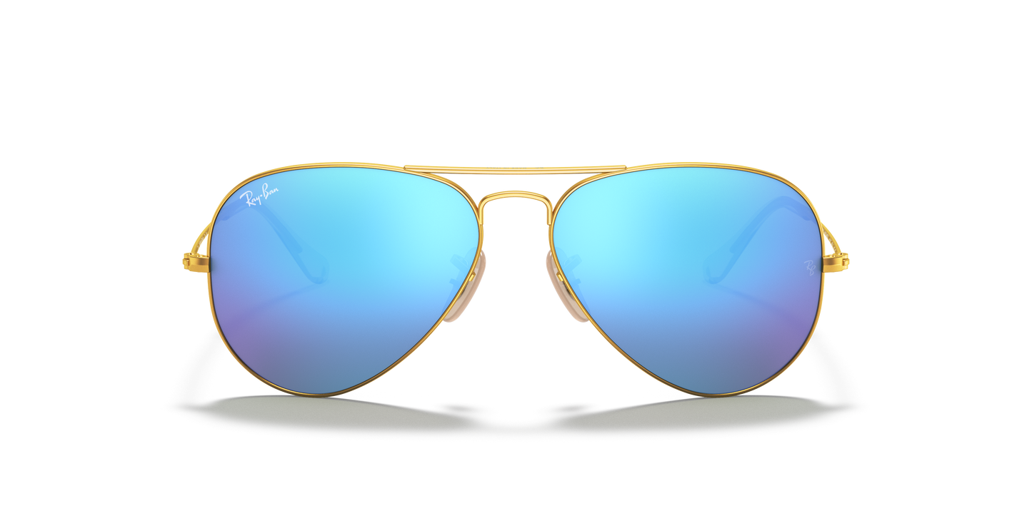Ray-Ban RB3025 Aviator Flash Lenses Sunglasses - Metal Frame