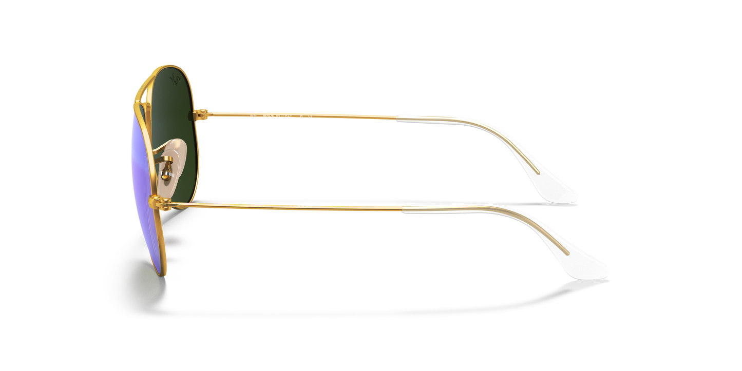Ray-Ban RB3025 Aviator Flash Lenses Sunglasses - Metal Frame