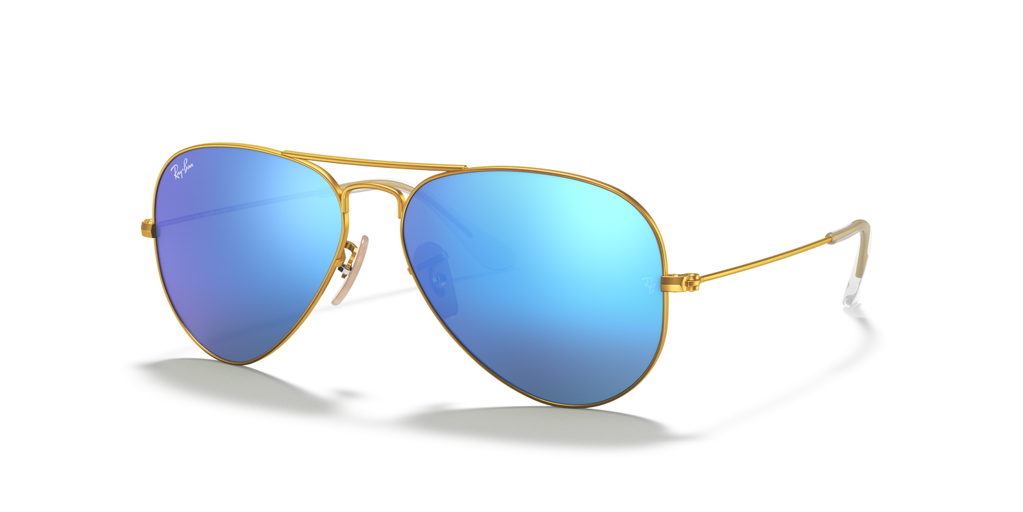 Ray-Ban RB3025 Aviator Flash Lenses Sunglasses - Metal Frame