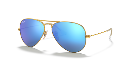 Ray-Ban RB3025 Aviator Flash Lenses Sunglasses - Metal Frame