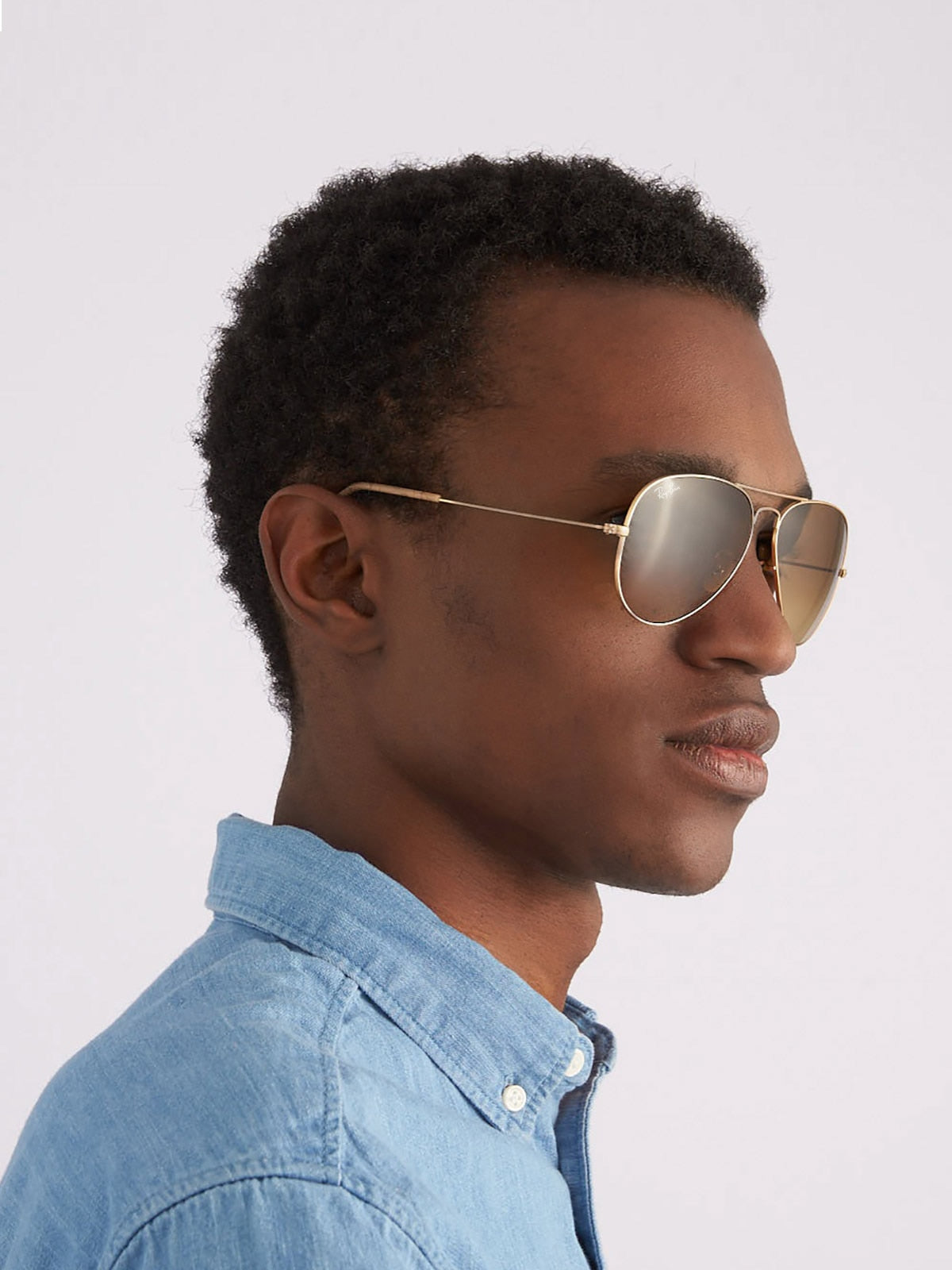Ray-Ban RB3025 Aviator Gradient Sunglasses - Metal Frame