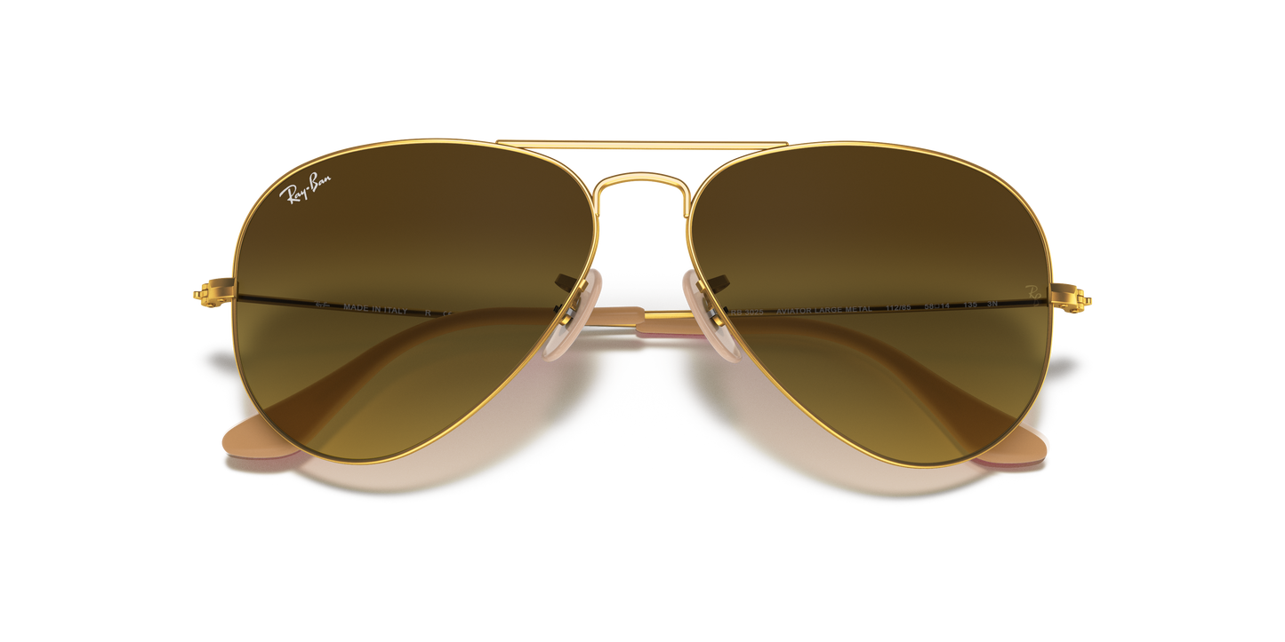 Ray-Ban RB3025 Aviator Gradient Sunglasses - Metal Frame