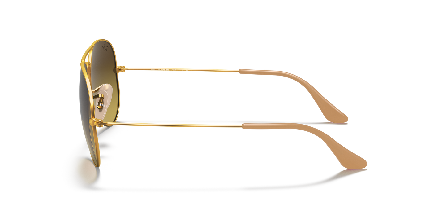 Ray-Ban RB3025 Aviator Gradient Sunglasses - Metal Frame