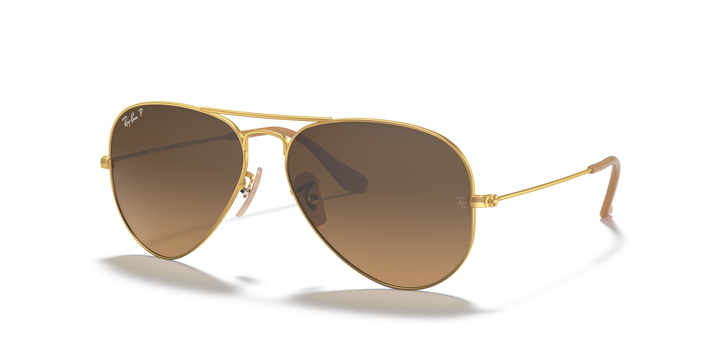 Ray-Ban RB3025 Aviator Gradient Sunglasses - Metal Frame