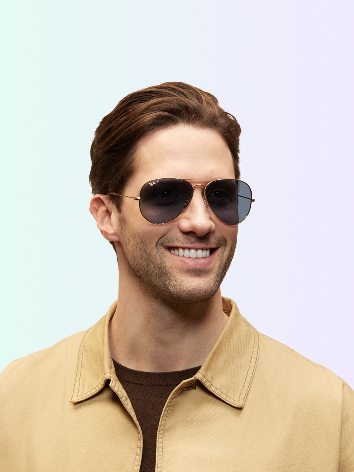 Ray-Ban RB3025 Aviator Classic Polarized+ Lenses Sunglasses - Metal Frame