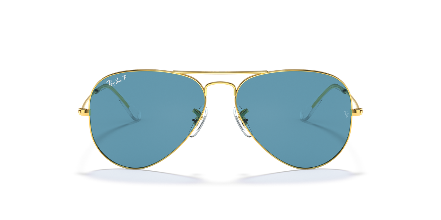 Ray-Ban RB3025 Aviator Classic Polarized+ Lenses Sunglasses - Metal Frame