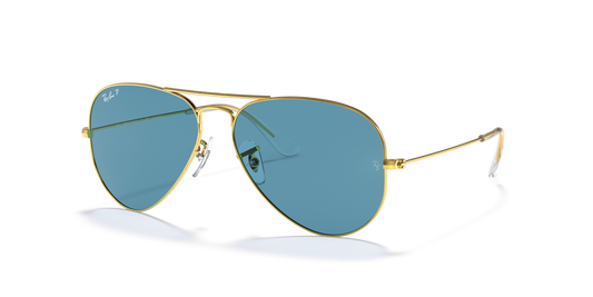 Ray-Ban RB3025 Aviator Classic Polarized+ Lenses Sunglasses - Metal Frame