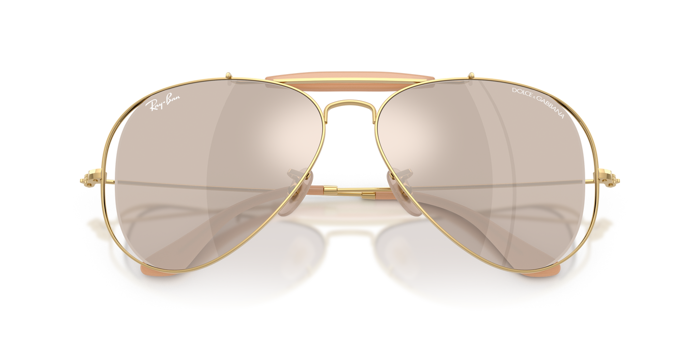Ray-Ban RB3029M The Outdoorsman by Dolce&Gabbana Sunglasses - Aviator Metal Frame