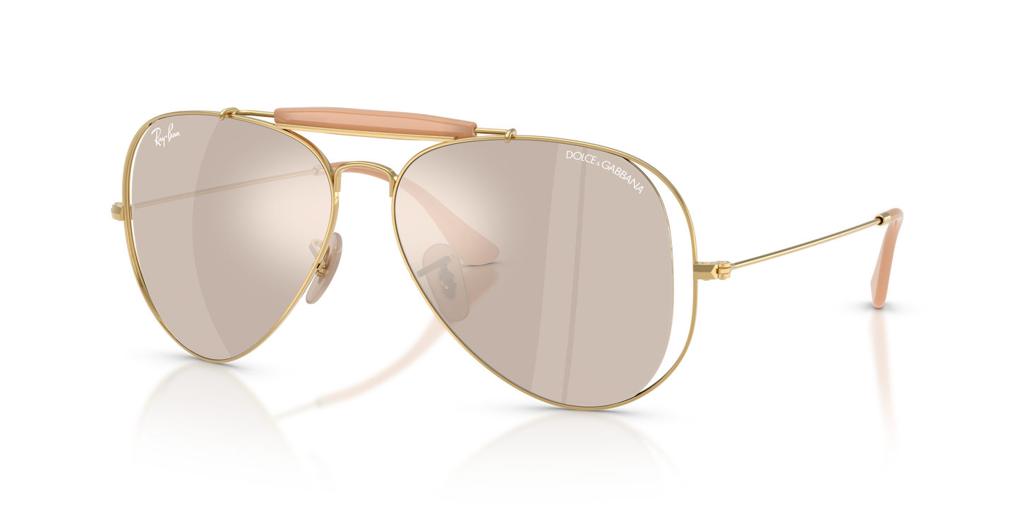 Ray-Ban RB3029M The Outdoorsman by Dolce&Gabbana Sunglasses - Aviator Metal Frame