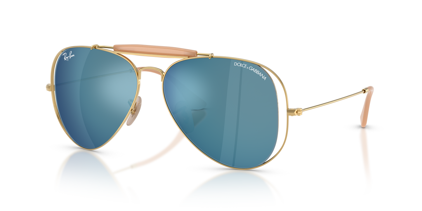 Ray-Ban RB3029M The Outdoorsman by Dolce&Gabbana Sunglasses - Aviator Metal Frame
