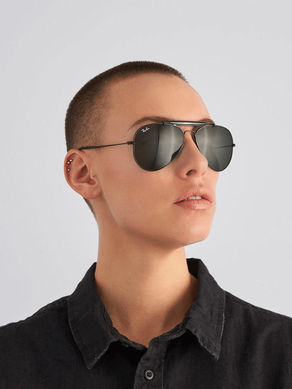 Ray-Ban RB3030 Outdoorsman Sunglasses - Aviator Metal Frame
